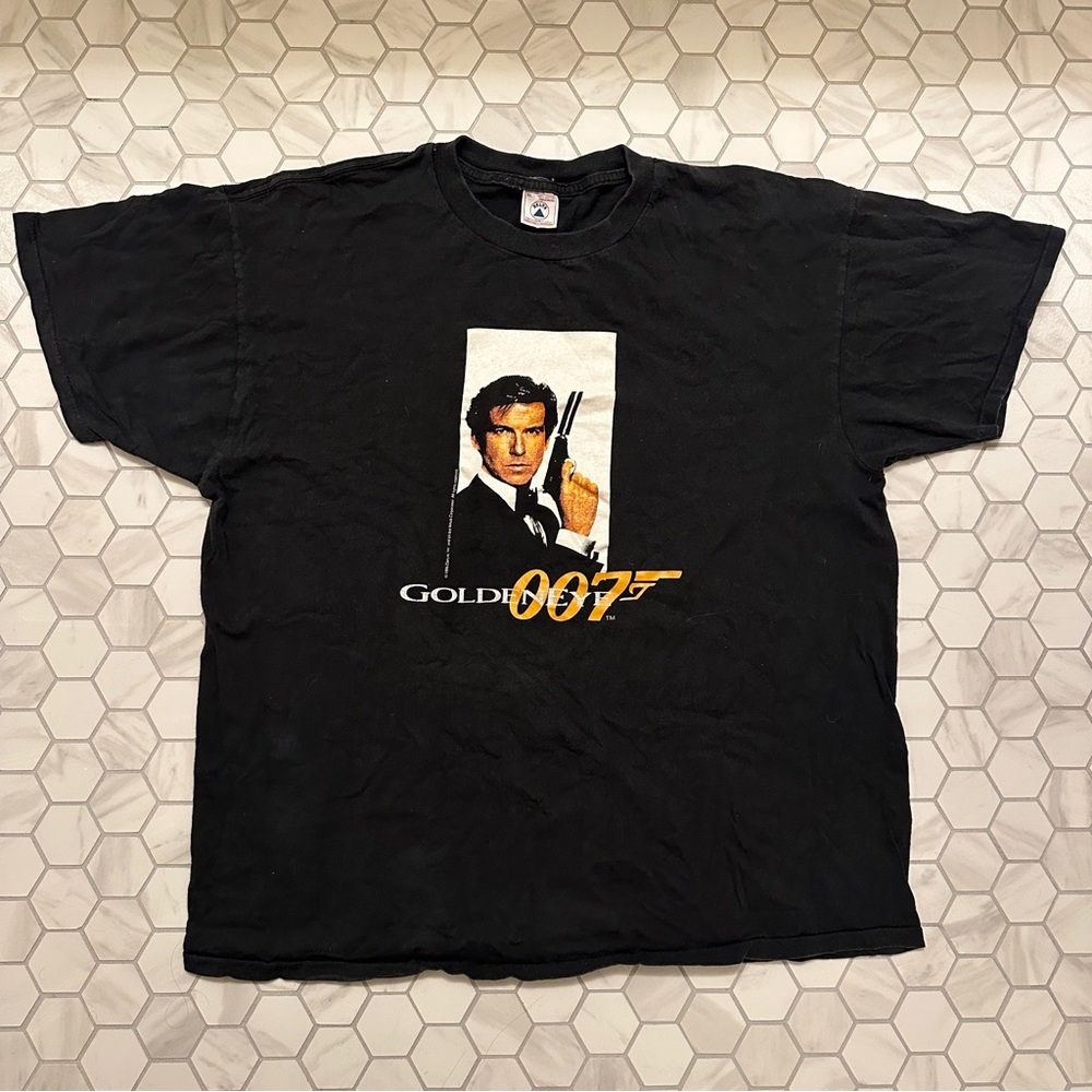 Vintage 1995 James Bond Goldeneye 007 Single Stitched T Shirt Size XL